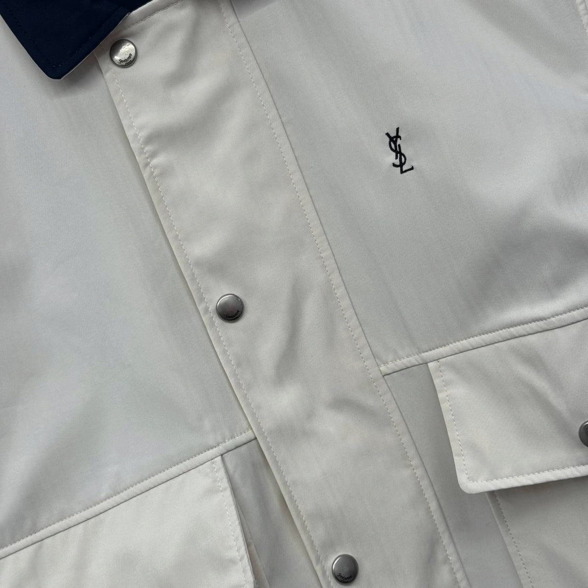 Cassandre Reversible Work Jacket 
in Brushed Cotton Double-Sided Canvas