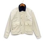 Cassandre Reversible Work Jacket 
in Brushed Cotton Double-Sided Canvas