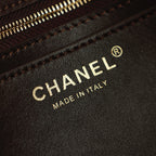 Quilted Suede Chain Shoulder Bag