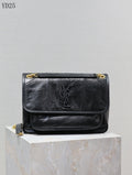 Niki Medium Patent Leather Shoulder Bag