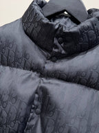 Oblique Down Vest Black