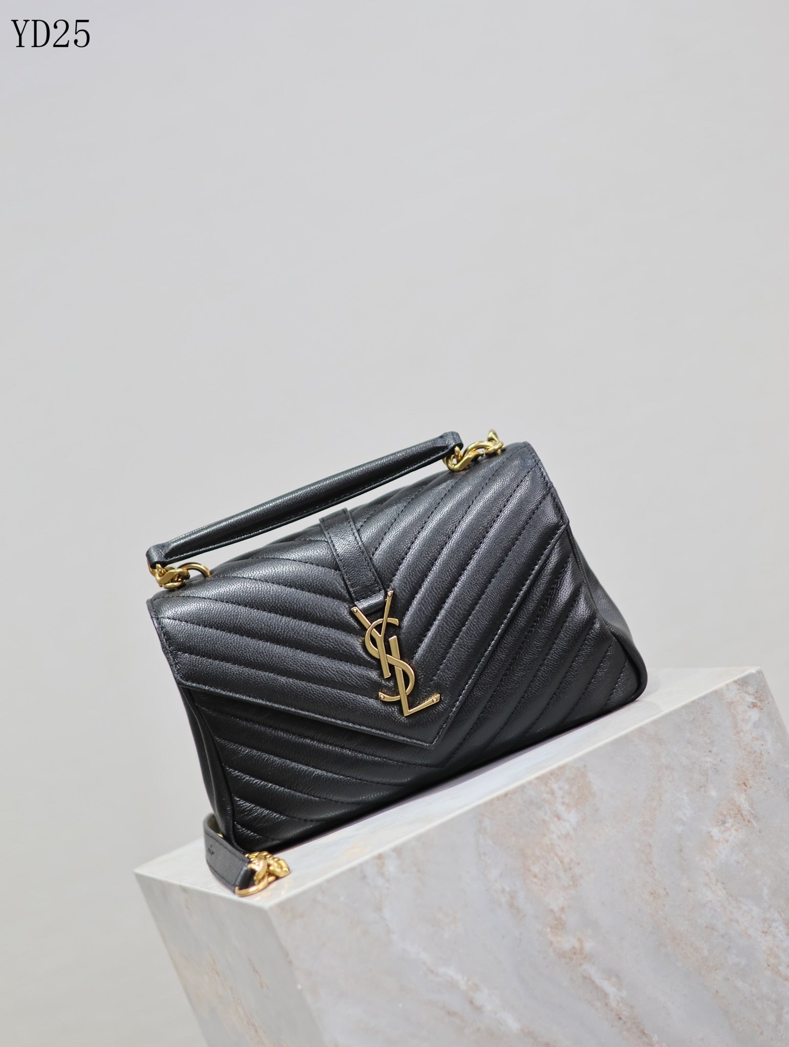 Quilted Leather Collage Bag
