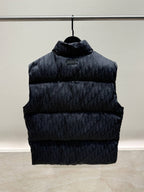 Oblique Down Vest Black