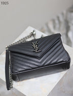 Quilted Leather Collage Bag