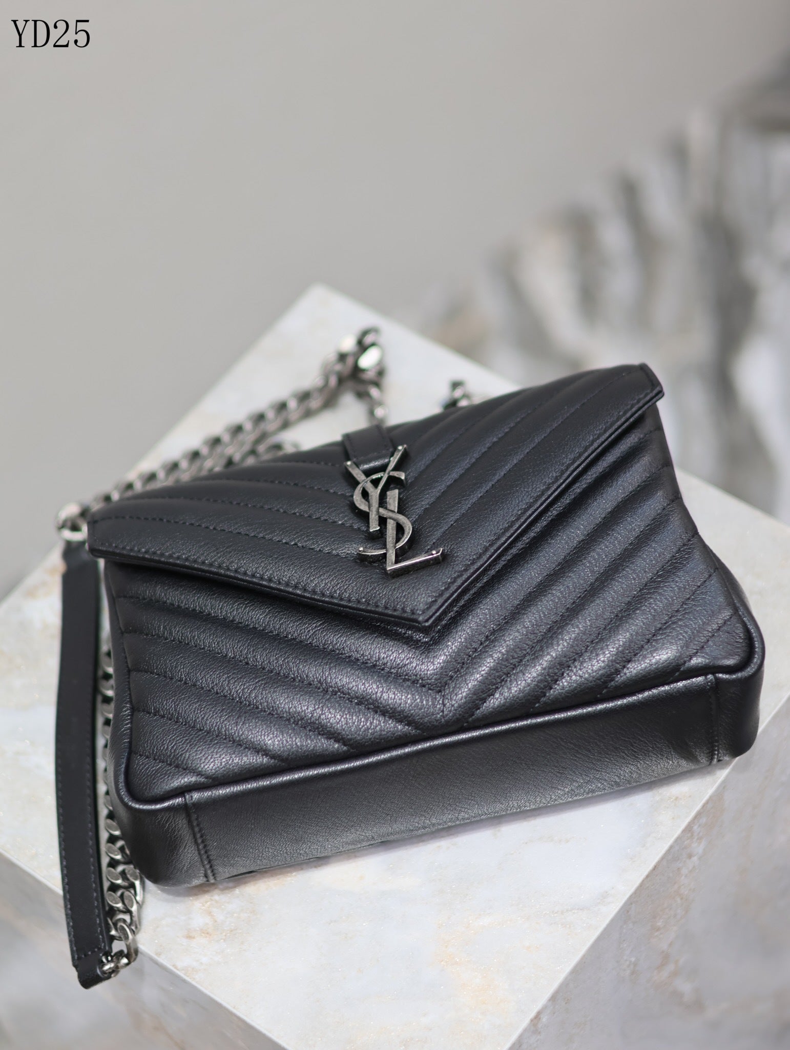 Quilted Leather Collage Bag