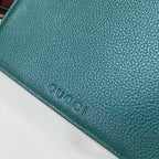 Softbit Style Deep Green Grained Leather Shoulder Bag