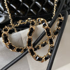 Glossy Quilted Handbag
