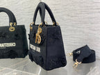 Embroidered Canvas Tote Bag