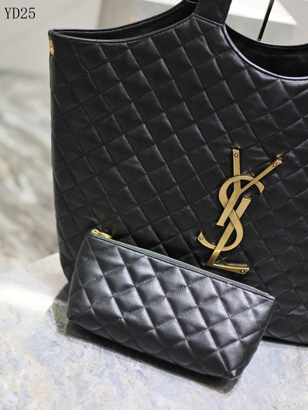 Quilted Oversized Tote Bag
