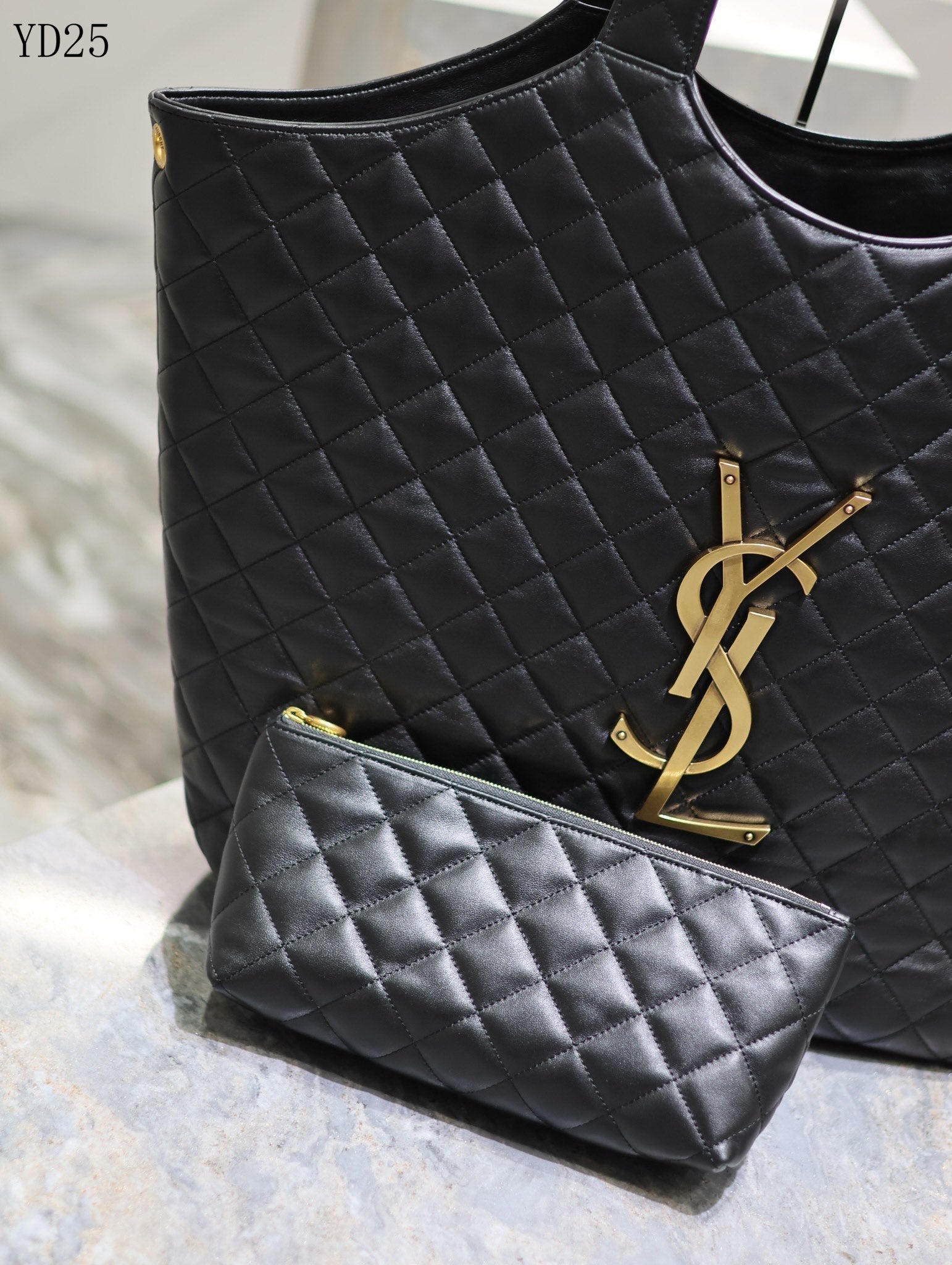 Quilted Oversized Tote Bag