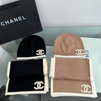 Logo Knit Beanie & Scarf Set
