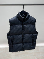 Oblique Down Vest Black