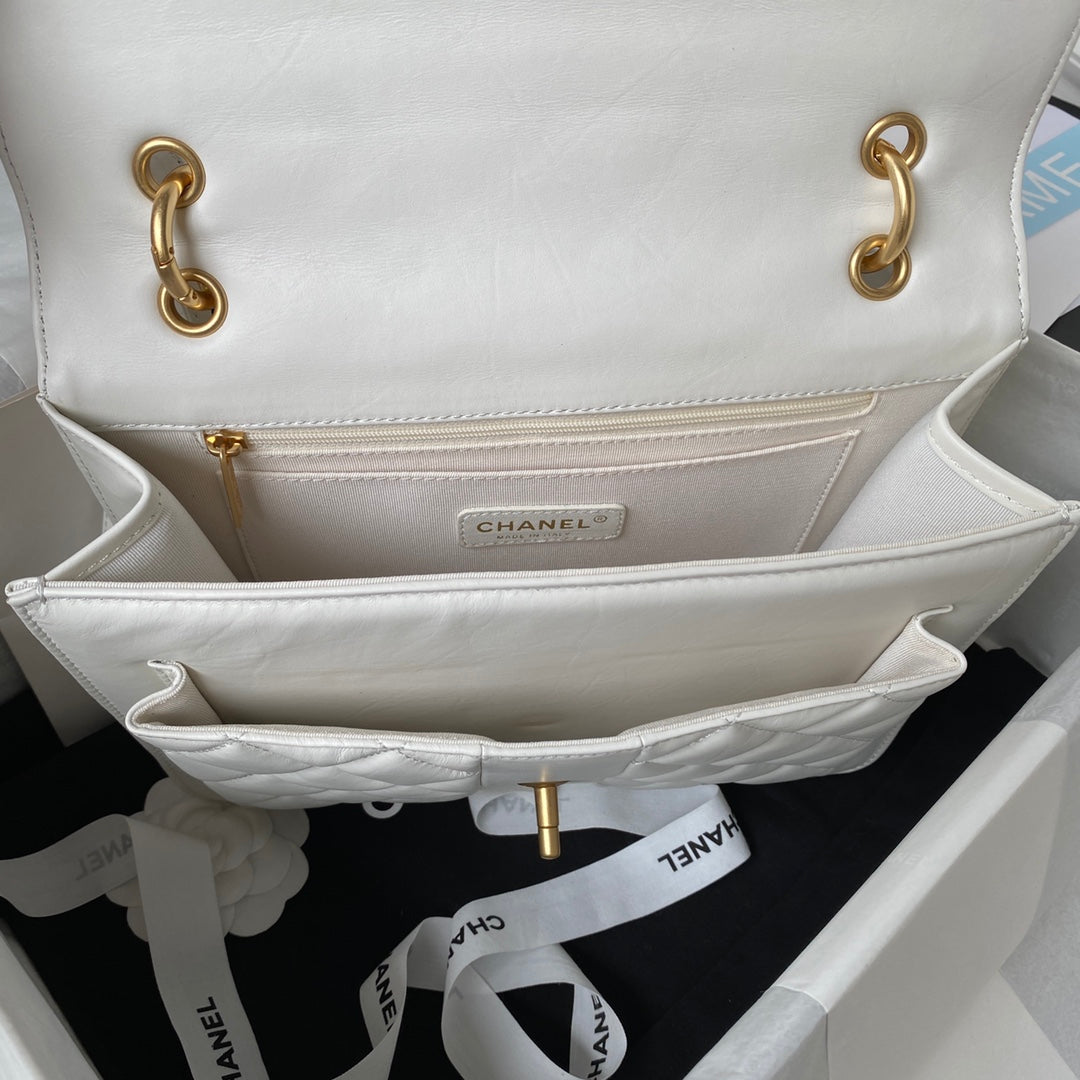 Quilted Chain Backpack