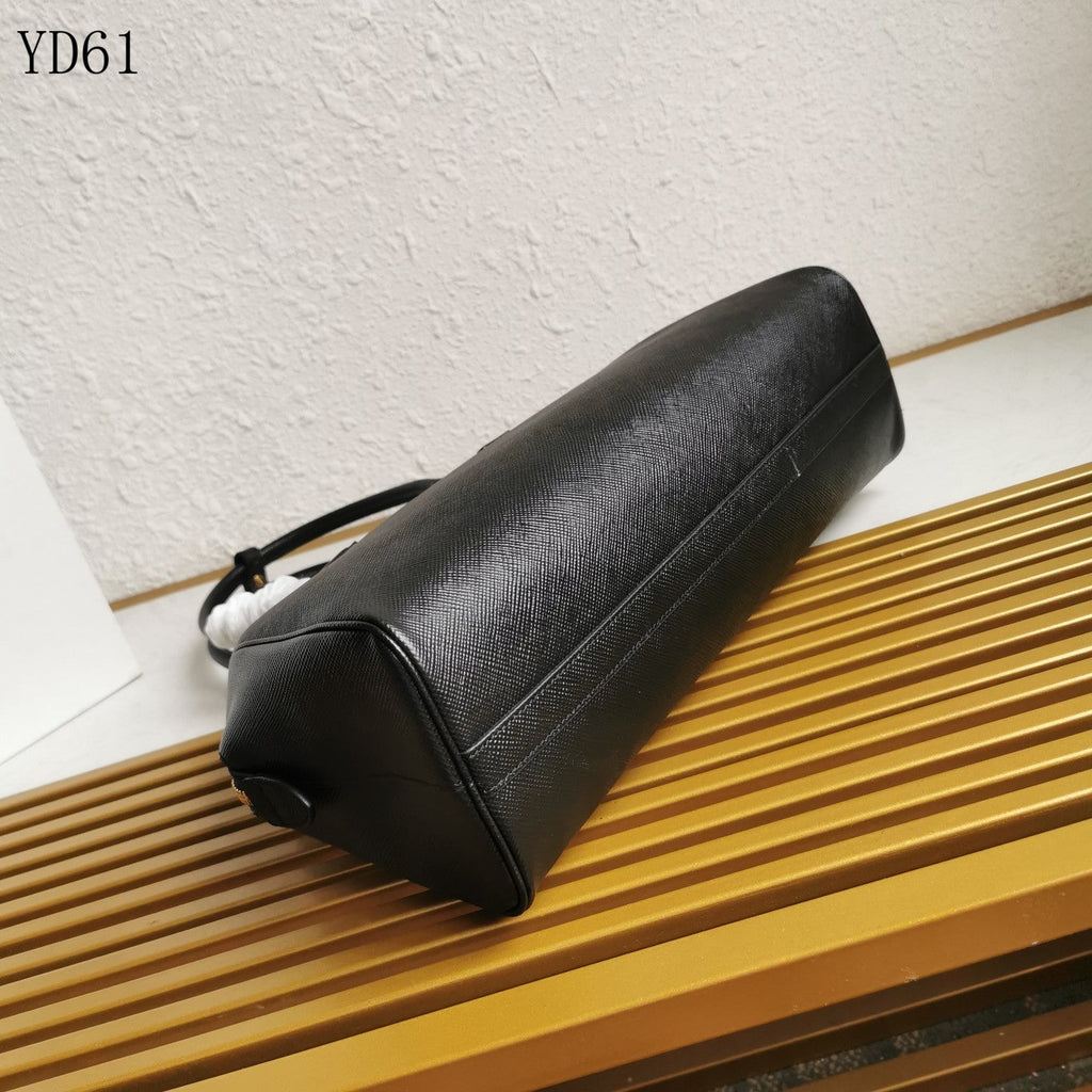 Saffiano Leather Top Handle Bag