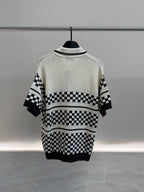Checkered Mesh Shirt