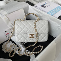 Diamond Handle Flap Bag