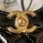 Glossy Quilted Handbag