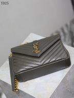 Quilted Leather Collage Bag