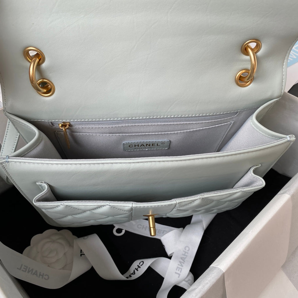 Quilted Chain Backpack