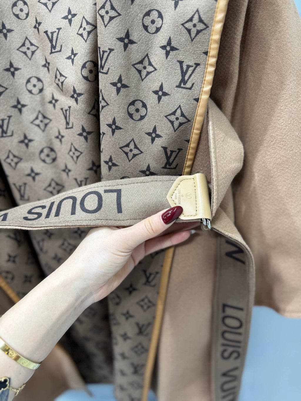 Hooded Wrap Coat