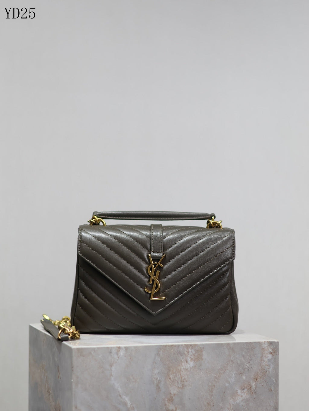 Quilted Leather Collage Bag