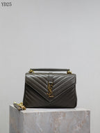Quilted Leather Collage Bag