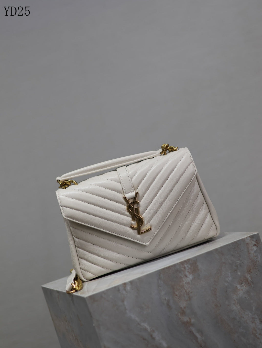Quilted Leather Collage Bag