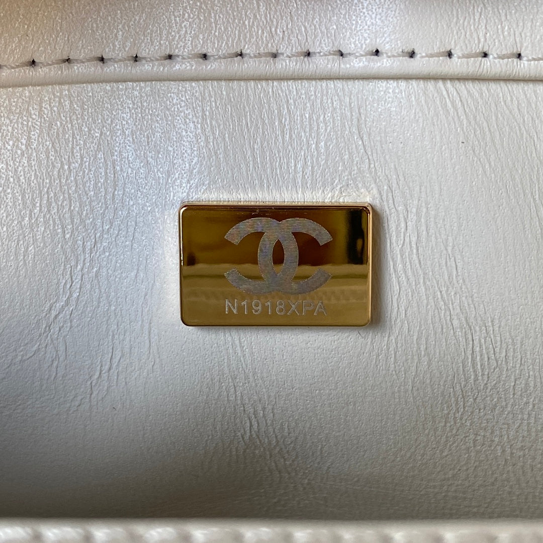 Camellia Patent Flap Bag