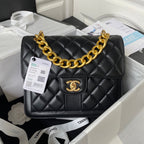 Quilted Chain Backpack