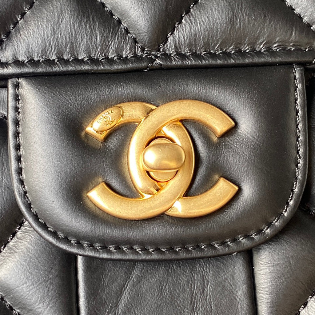 Quilted Chain Backpack