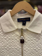Monogram Flower Toweling Polo Dress