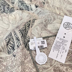“Francois Houtin” Botanical Garden Cashmere & Silk Shawl 136 x 137 cm