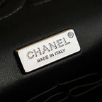 Crystal-Embellished Classic Flap Chain Shoulder Bag