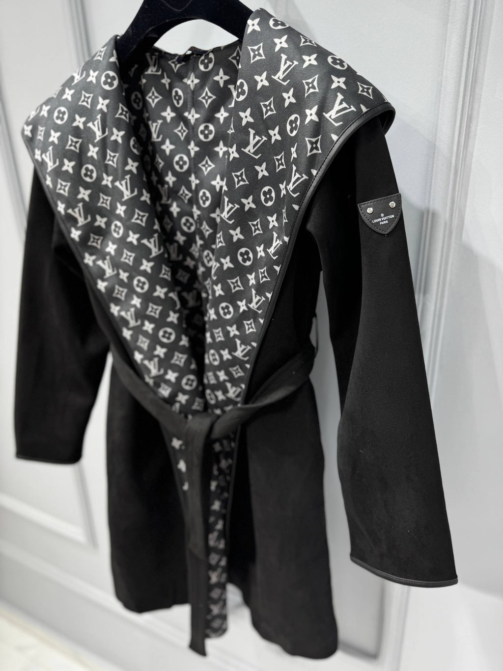 Hooded Wrap Coat