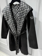Hooded Wrap Coat