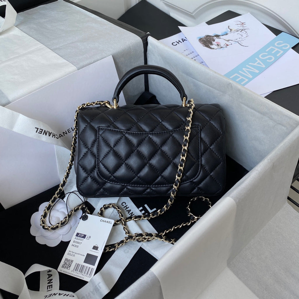 Mini Flap Bag with Handle