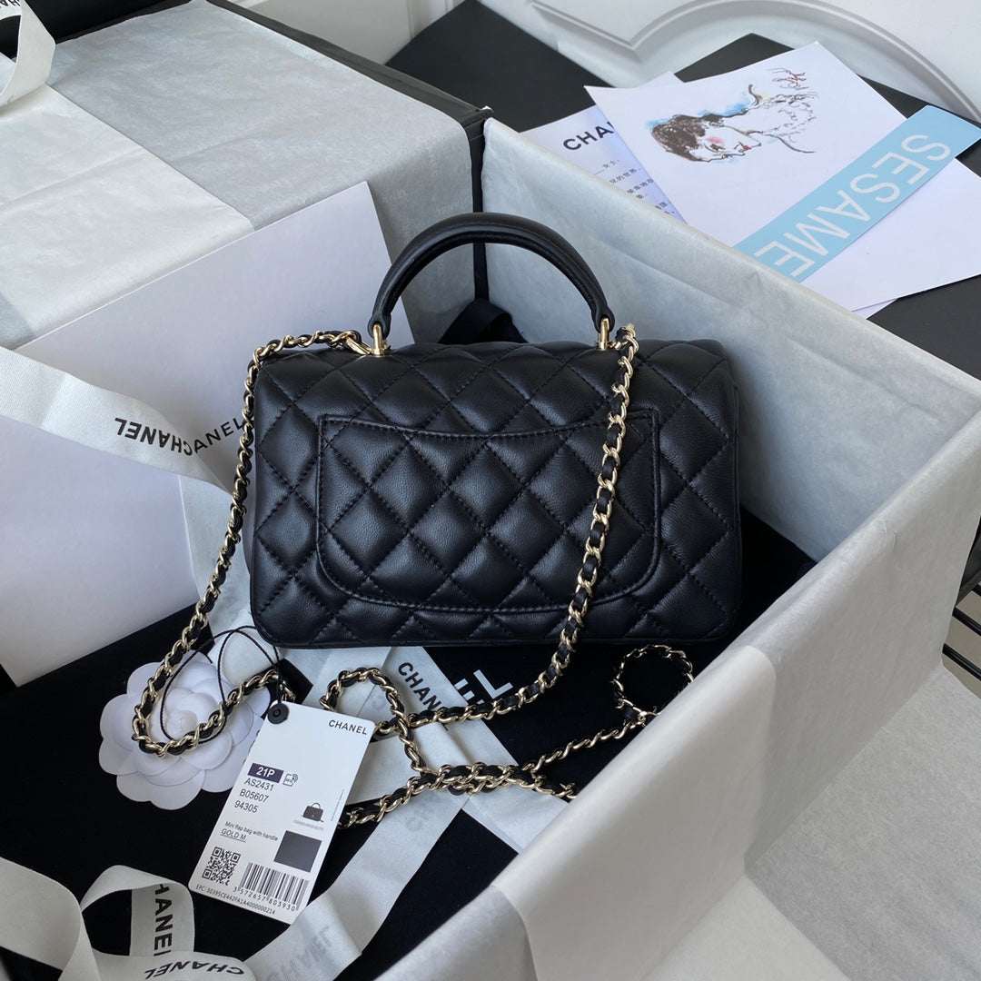 Mini Flap Bag with Handle