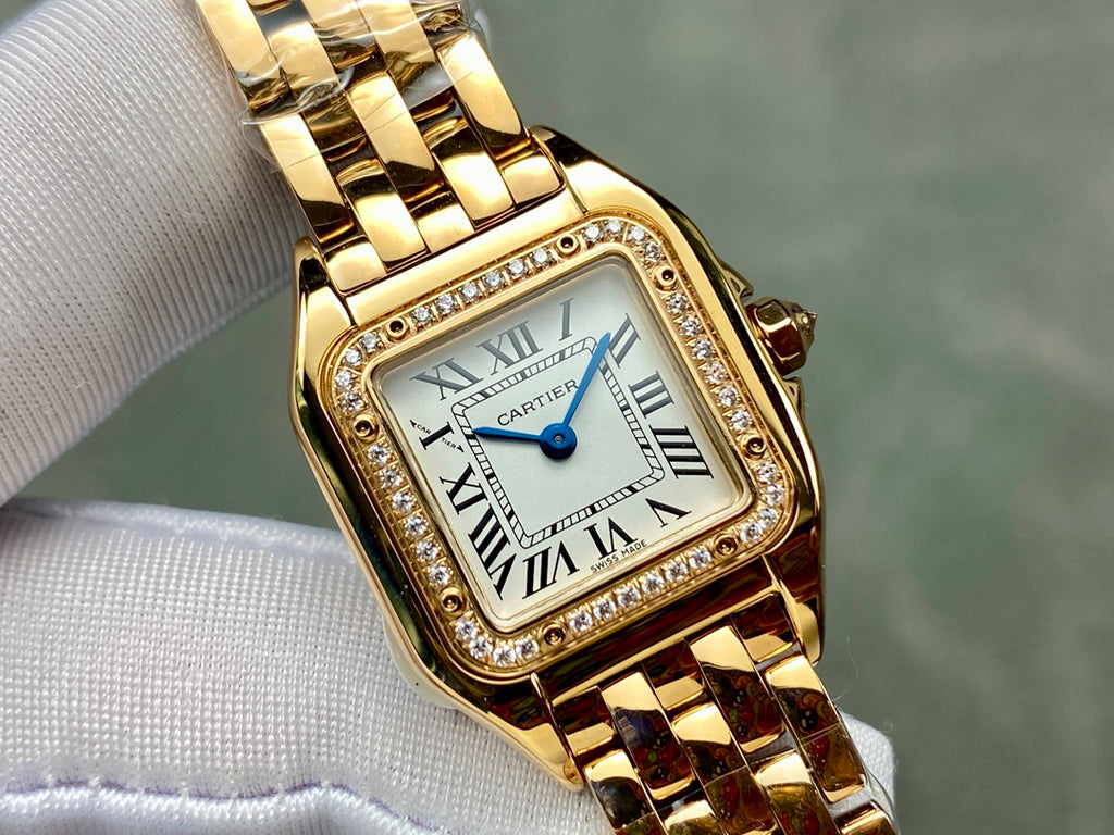 Panthère Gold-Tone Roman Dial Watch – 22mm