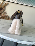 Ski Pochette Mia Shearling Handbag
