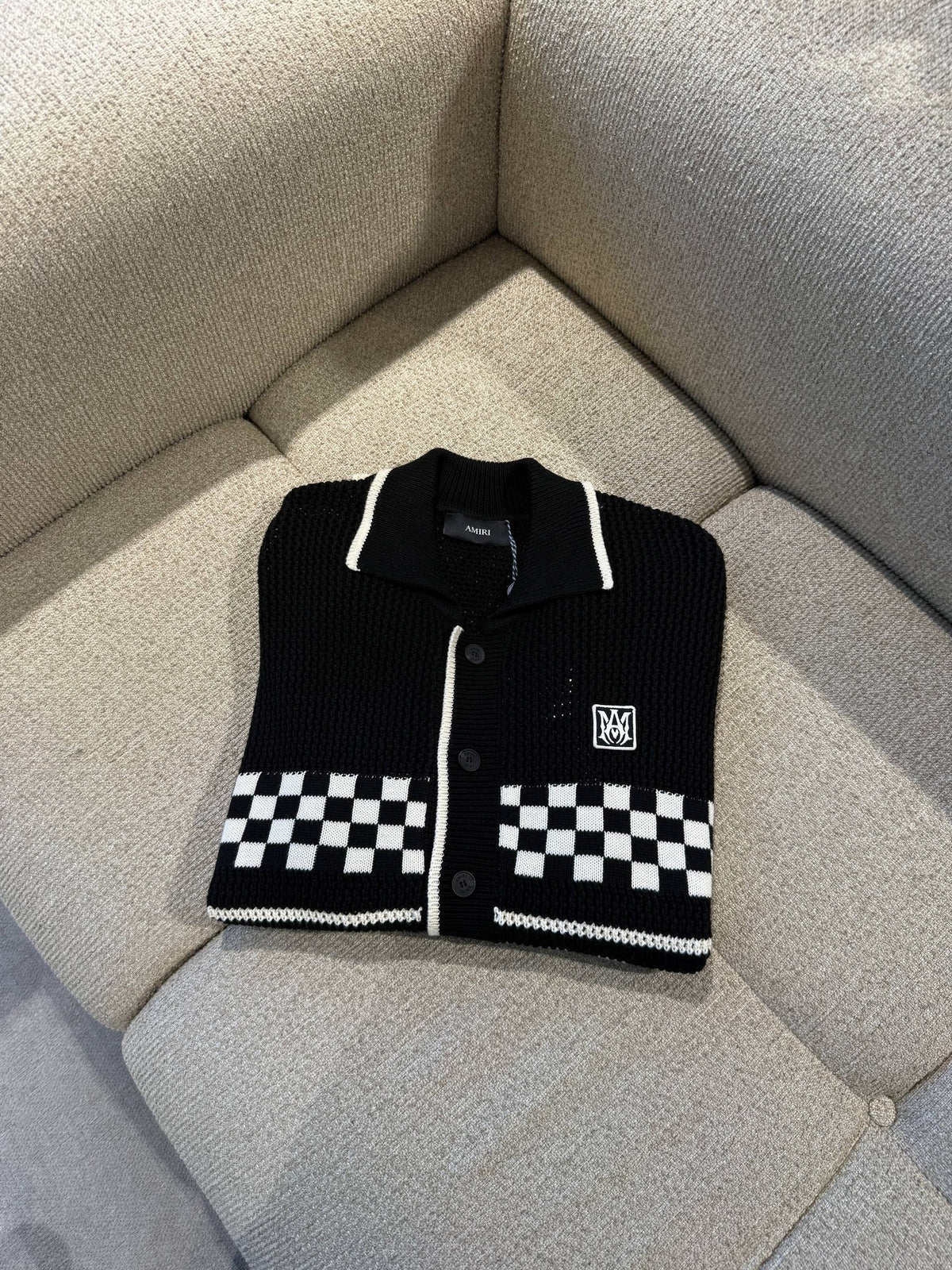 Checkered Mesh Shirt