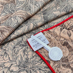 “Francois Houtin” Botanical Garden Cashmere & Silk Shawl 136 x 137 cm