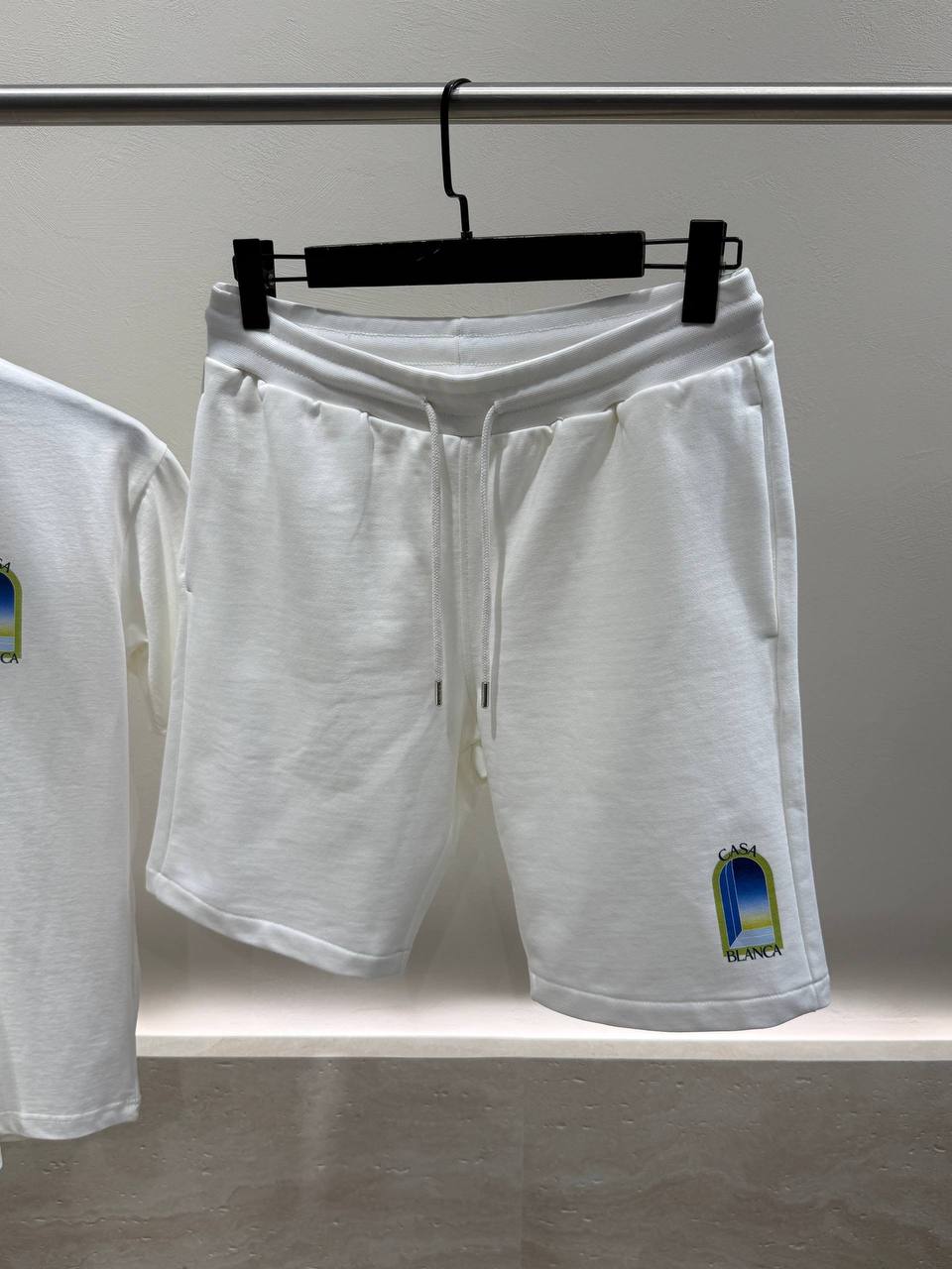 White & Lime Arches Short Sleeve T-shirt