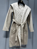 Hooded Wrap Coat