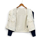 Cassandre Reversible Work Jacket 
in Brushed Cotton Double-Sided Canvas