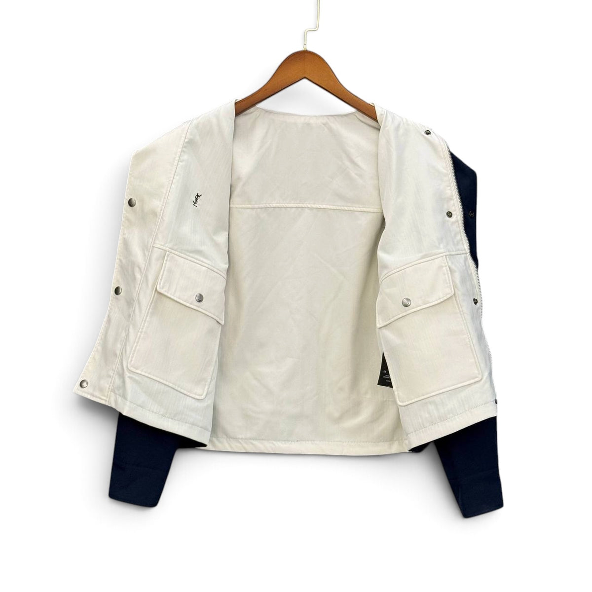 Cassandre Reversible Work Jacket 
in Brushed Cotton Double-Sided Canvas