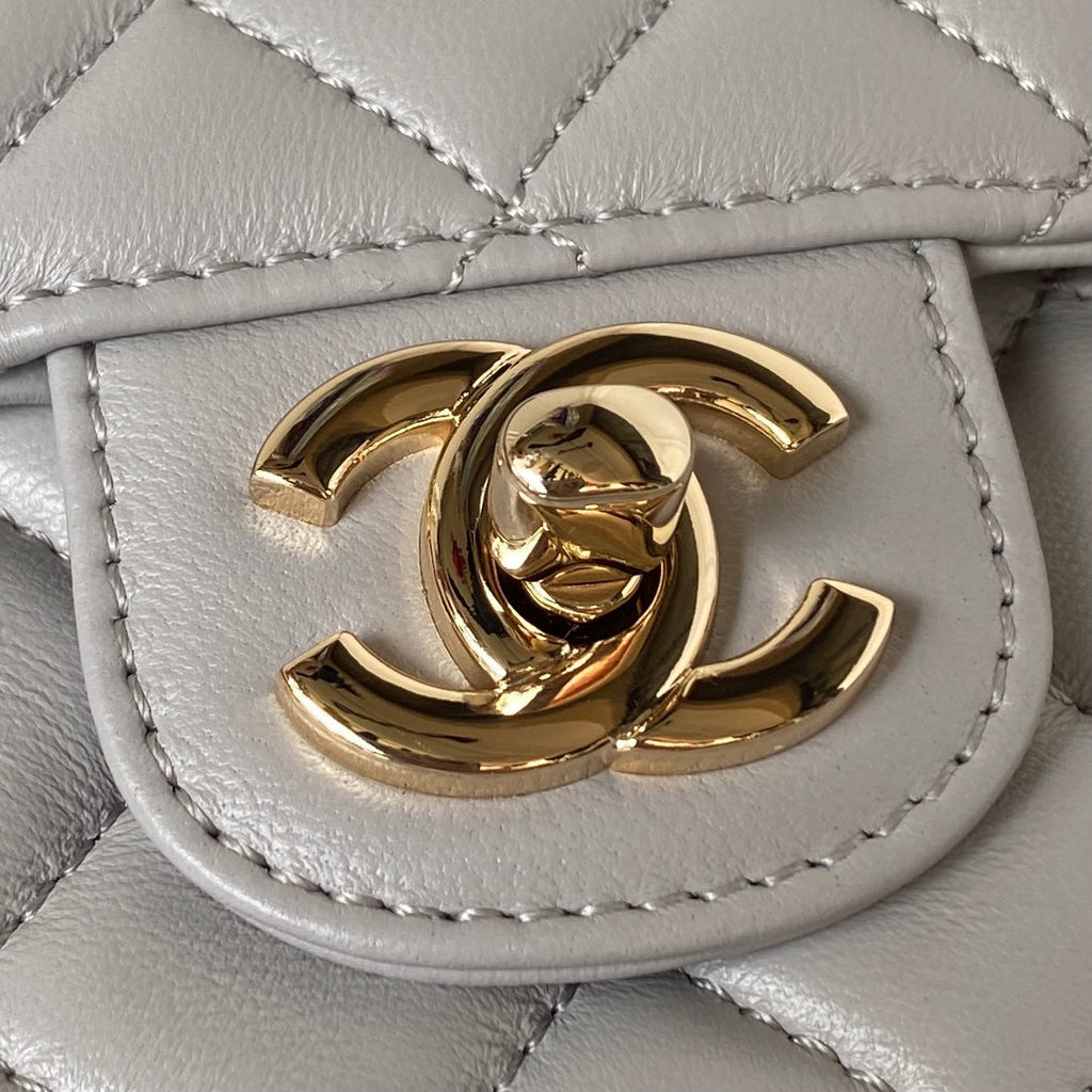 Diamond Handle Flap Bag