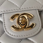 Diamond Handle Flap Bag
