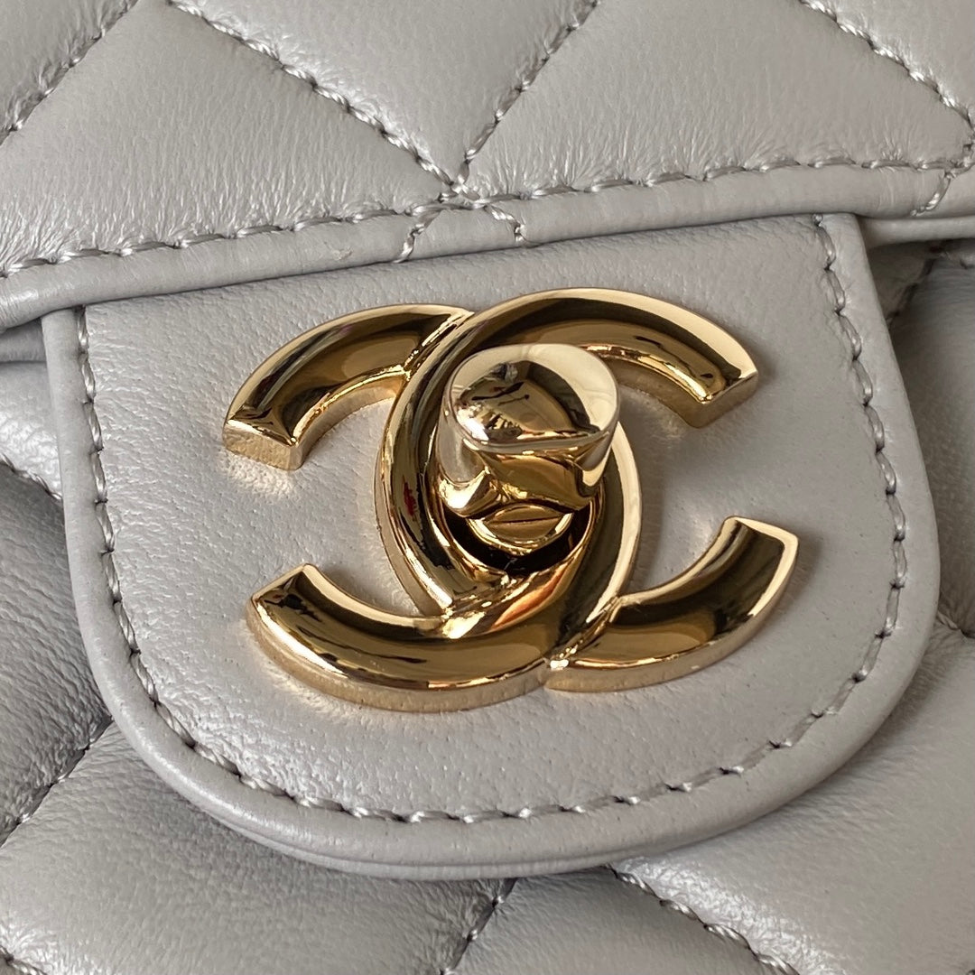 Diamond Handle Flap Bag
