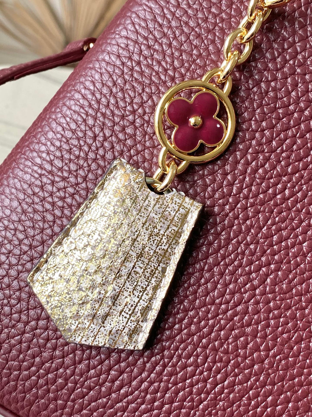 Capucines Mini Python Handle Bag