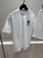 White & Lime Arches Short Sleeve T-shirt